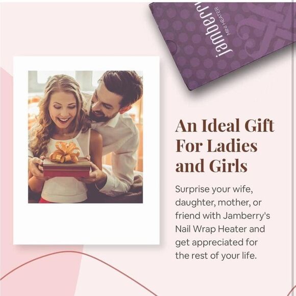 Jamberry Nail Wrap mini heater and set of four wraps NWT - Picture 5 of 15